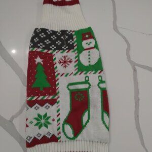 CHRISTMAS GRANDMA PATCH DOG SWEATER